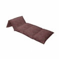 thumbnail image 4 of East Floor Pillow Lounger Cover, Pattern Based on Traditional Vintage Twists Lines Spirals, Nap Mat Printed Fabric Case for 5 Pillows, 88" x 36", Dark Coral Orange Green, by Ambesonne, 4 of 5