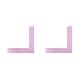 thumbnail image 4 of Bewildely L-shaped French Curve Ruler Built-in Scale Transparent Design Making Durability Pattern DIY Lightweight Clothing Quilting Rulers Como se muestra 2Conjunto, 4 of 6