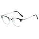 thumbnail image 4 of Gafas de lectura para jóvenes de mediana edad y mayores, de negocios, de media montura, antiluz azul, inteligentes, fotosensibles, de color gris, 4 of 4