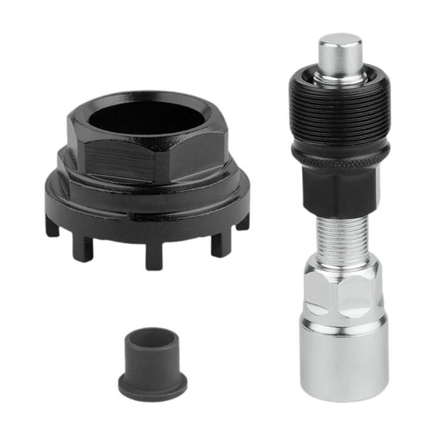 Herramienta para anillo de bloqueo de pedalier de bicicleta, 8 dientes, herramienta manual multifunción portátil, llave para quitar el pedalier y el Juego de pedalier