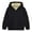 Black, variant on idosla Unisex Sherpa Lined Jackets - Toddler Boys Girls Fleece Jacket Hoodie Zip Up Hooded Sweatshirt Kids Winter Outwear (Red, 4-5 Years)