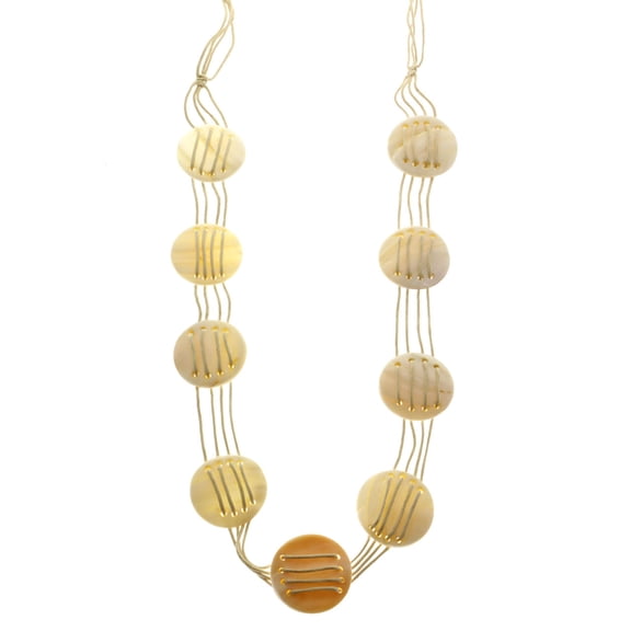 Mi Amore String-Belt Tan/White