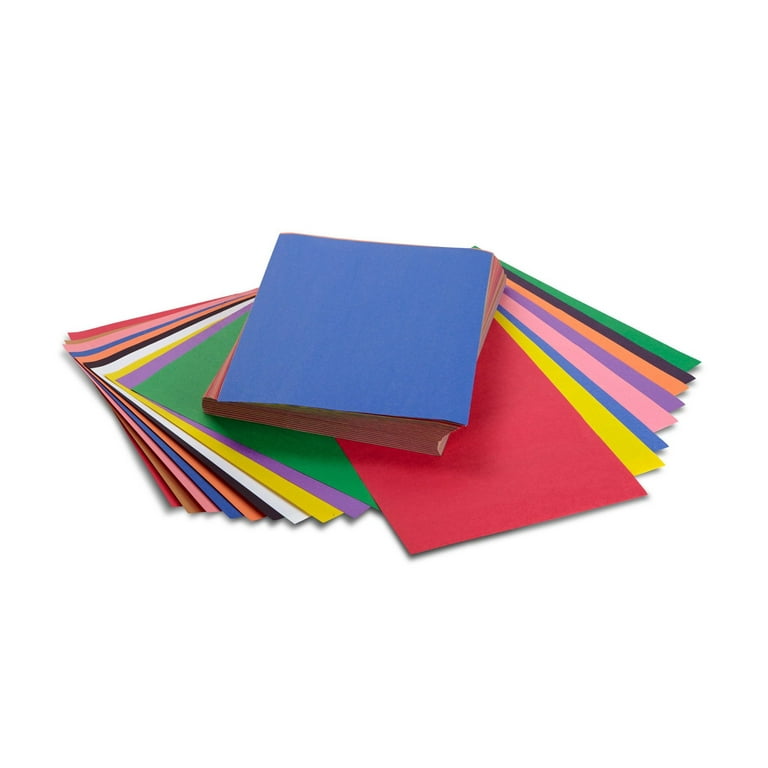 500 Sheets Construction Paper Assorted Colors Bulk School Supplies