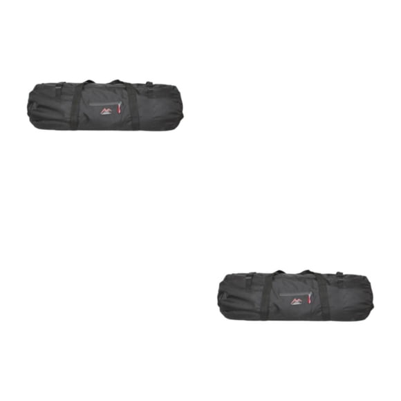 Eigraketly Camping Tent Storage Bag Duffel Waterproof Picnic Case Fishing Outdoor Negro 75cmx26cm S 2piezas