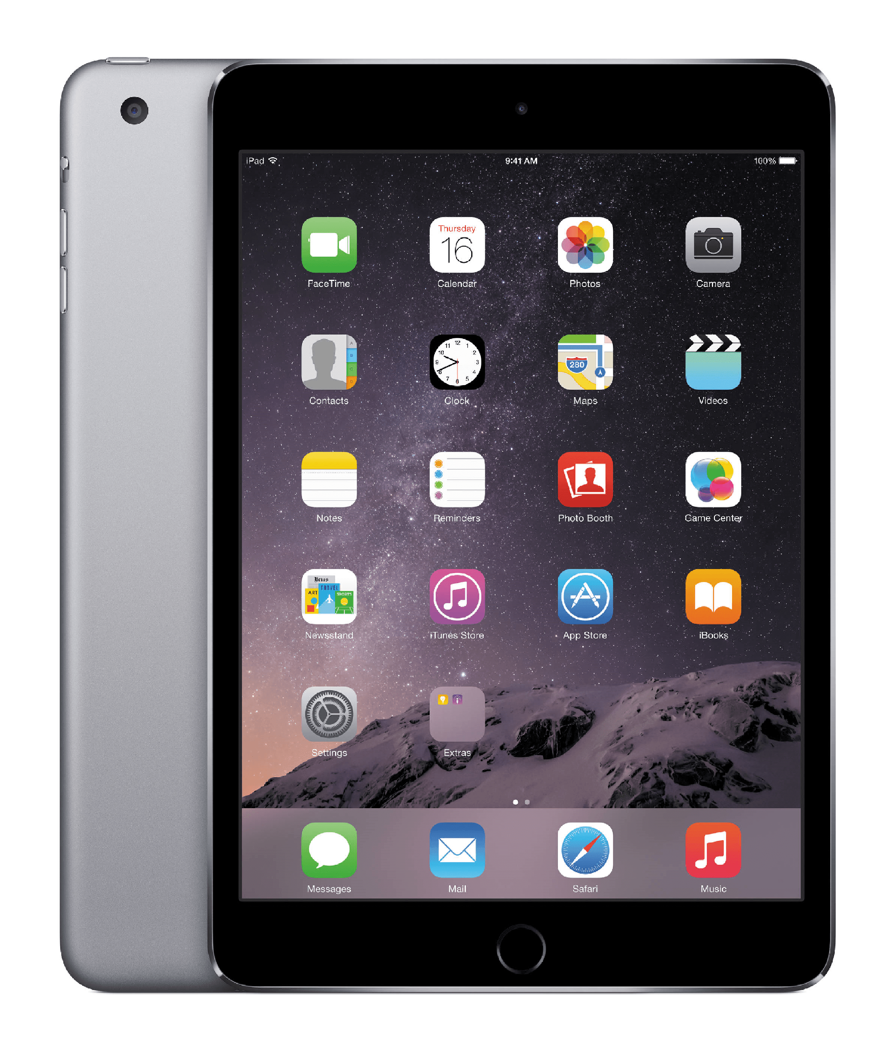 Apple iPad mini 2 16GB Unlocked 7.9in Wi-Fi 4G AT&T Space Gray R-D 