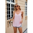 thumbnail image 2 of New Women's Eyelet Embroidery Sleeveless Camisole Scoop Neck, 2 of 3