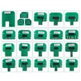 thumbnail image 4 of Adaptador Ktag Kess Bdm 22 Piezas Juego De Adaptadores De Marco Bdm Para Adaptadores De Marco Led Bdm De Acero Inoxidable Ktag Kess Yuarrent VI007081-00, 4 of 5