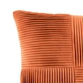 thumbnail image 6 of Lush Decor 100% Polyester Sheldon Pleat Decorative Pillow Autumn Leaf Single 20X20, 6 of 6