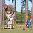 thumbnail image 4 of Set de golf Jovizo para niños y niñas de 2 a 5 años con carrito de golf, 4 of 9