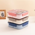 thumbnail image 6 of SHENGXINY Adult Bento Box,Sealed Compartmentalized Bento Box Food Grade for Office and Canteen Meals Blue, 6 of 7
