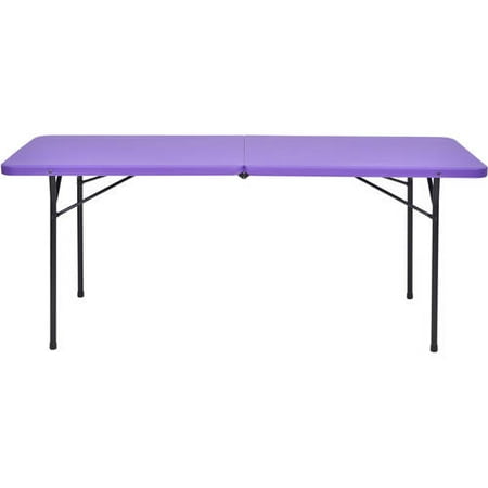 Mainstays 6' Fold-In-Half Tailgate Table, Multiple Colors - Walmart.com