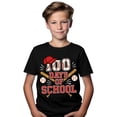 thumbnail image 1 of Coerni Garçons 100 Jours d'École T-Shirt à Imprimé Graphique de Baseball Été Décontracté Col Rond Manches Courtes T-Shirts T-Shirts de Célébration Scolaire pour Enfants, 1 of 5