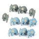 thumbnail image 1 of 10pcs Miniature Elephant mini house Decoration Micro Landscape Ornament (Random Color), 1 of 3