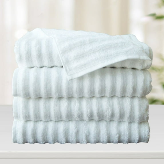 Elegance Spa Zero Twist Cotton Bath Towels - Set of 4
