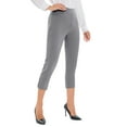 thumbnail image 2 of Women's Petite/Regular/TallCropped Yoga Dress Pants Capris Stretchy Work Ankle Pant, 2 of 6