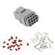 thumbnail image 1 of Conector de Coche Impermeable de 12 Pines con Terminales, 1 of 6
