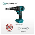 thumbnail image 2 of 1000W 588N.m Brushless Electric Rivet Gun 3.2-4.8mm Cordless Efficient Rivet Nut Power Tools For 18V Battery ,More Helpful and Safe, 2 of 7