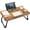 Dark Brown, variant on Bed Table Tray with Folding Lap Desk for Laptop Small Lap Table with Cup and Tablet Holders Portable Lap Tray Desks for Couch Sofa Eating Reading Working