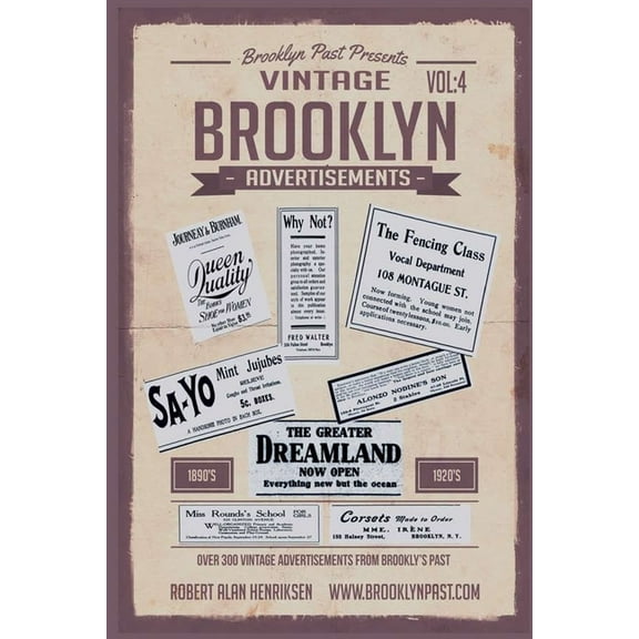 Vintage Brooklyn Advertisements Volume 4 (Paperback)