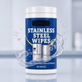 thumbnail image 5 of NIUBWJL Stainless Steel Cleaning Wipes Streak-Free For Appliances Surfaces Cleans Polishes Fingerprints Grime Grease10ml, 5 of 7