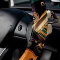 thumbnail image 5 of Musical Instrument 14.5 Inch Printing PVC Leather Car Wheel Cover Steering Wheel Covers Auto Accessories, 5 of 6