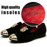 Loafers Men Luxury Wedding Dress Shoes Black Fashion Party Shoes For Men Black 01 9 5 Us