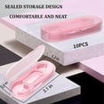 thumbnail image 4 of Mint Toothpicks Dental Flossers - Twin-Line Tooth Floss Picks for Adults, Flossers 170 Count with 4 Mini Travel Floss Case, Compact & Resealable for Easy Storage at Home or On-The-Go(Pink), 4 of 13