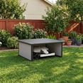 thumbnail image 3 of GDLF Robot Lawn Mower Garage, Weatherproof Shelter for Robotic Mower Charging Station, Durable PP Panel for Outdoor Use, 3 of 8
