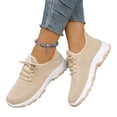 thumbnail image 5 of YOUYEDIAN Orthopedic Shoes for Women Comfy Slip On Fashion Lace-up Breathable Versatile Platform Soft Sneakers Casual Sport Mesh Knit Running Shoes, 5 of 5