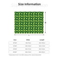 thumbnail image 5 of Goofa Tennis Balls Pattern Fleece Throw Blanket for Couch, Soft Checkered Flannel Blanket for Sofa, Warm Cozy Decorative Blanket Fall Decor Gift-40"x30", 5 of 6