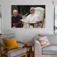 thumbnail image 6 of Pope Leo XIV Canvas Painting, Wall Hanging Art, HD Print Wall Artwork for Dorm Bedroom Living Room, 6 of 8