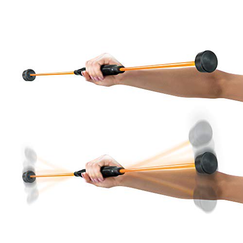 C.Park Weighted Workout Bar, Total Body Exercise Bar, Arm & Shoulder Rehabilitation Equipment