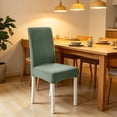 thumbnail image 4 of Dmlowu Stretch Chair Covers for Dining Chairs, Thick Knit Seat Covers for Restaurant Kitchen Home, Washable Removable, One Size fits 17.7-21.6 inches, 4 of 6