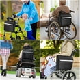 thumbnail image 6 of MTFun Wheelchair Backpack Bag, Wheelchair Bag for Back of Chair, Large Capacity Oxford Cloth for Wheelchair Walker Rollator Mobility Scooter, 6 of 7