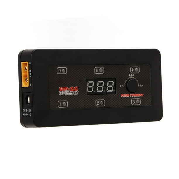 Cargador de batería Li HV, cargador UP S6 1S Cargador de batería UP S Cargador de batería Li Po Excelencia verdadera