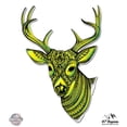thumbnail image 1 of Deer Buck Colorful Art Design - 12" Vinyl Sticker Waterproof Decal, 1 of 1