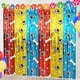 thumbnail image 1 of Juego de 2 cortinas con flecos de aluminio para fiesta de cumpleaños de perros, 1 of 6