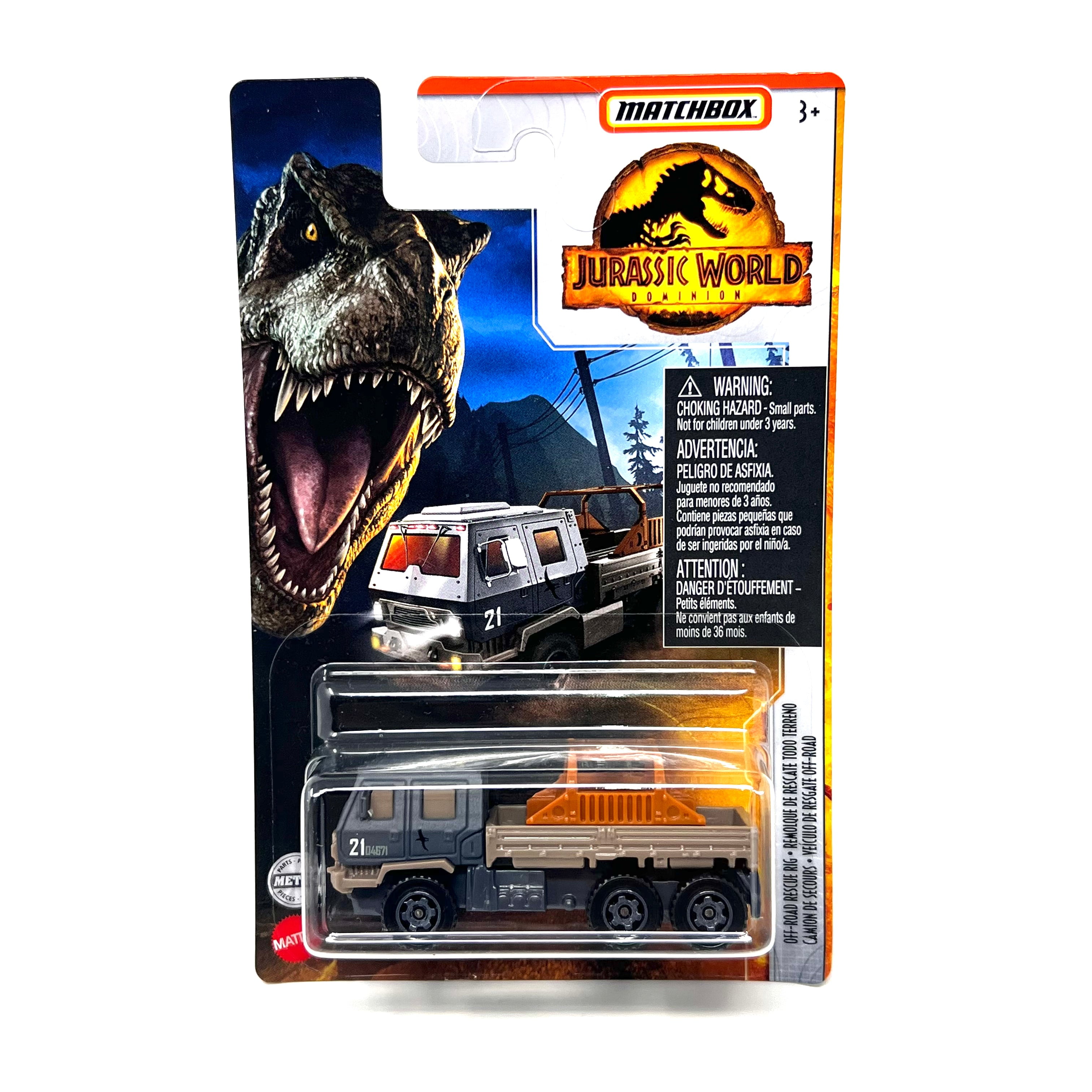 Matchbox MBX Jurassic World Dominion Off-Road Rescue Rig