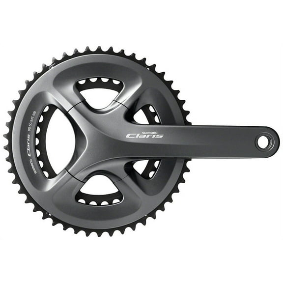 Shimano Claris FC-R2000 Crankset 165mm 8-Speed 50/34t 110 BCD Black