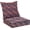 Artistic Floral, variant on Outdoor Cushions for Patio Furniture,Outdoor Seat Cushion Set 24 x 24 x 5.75 Inch,Waterproof & Fade Resistant Outdoor Chair Cushions,Deep Patio Chair Cushion with Removable Cover,Navy Blue