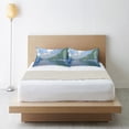 thumbnail image 6 of Yayeee Pillowcase Standard Size Set of 2 Satin Wrinkle Resistant Pillow Case, Blue Sky and River, 6 of 7