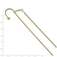 thumbnail image 2 of Leslie's Real 14kt Yellow Gold Adjustable 1.5mm Wheat Chain; 22 inch; Lobster (Fancy) Clasp; for Adults and Teens; for Women and Men, 2 of 2