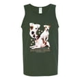 thumbnail image 2 of If It's Not a Jack Russell Terrier It's Just a Dog | Mens Dog Lover Graphic Tank Top, Forest Green, 3XL, 2 of 3