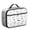 White, variant on Black Cat Black Pattern Insulated Lunch Bag Teens,Bento School Lunch Bag for Teens for Work,Picnic or Travel 10.6x7.7x4.3 Inches,12 Can Capacity