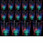 48 pcs Light-Up Shot Glasses LED Flashing Drinking Blinking Barware Party Glass