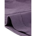 thumbnail image 5 of Agnes Orinda Women's Plus Size Jean Jacket Stitching Button Washed Denim Outerwear Coat 2X Purple, 5 of 6