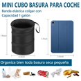 thumbnail image 2 of Mini Bote de Basura para Carro Plegable 2 PCS, Basurero para Auto Portátil, Incluye 10 Rollos de Bolsas de Basura,Bolsas de Basura Colgantes Impermeables con Velcro,Adecuadas para Automóviles, 2 of 7