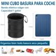thumbnail image 2 of Mini Bote de Basura para Carro Plegable 2 PCS, Basurero para Auto Portátil, Incluye 10 Rollos de Bolsas de Basura,Bolsas de Basura Colgantes Impermeables con Velcro,Adecuadas para Automóviles, 2 of 7