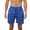 Blue, variant on Viikei Men's Shorts for Sports and Leisure,Men's Fashion Casual Solid Color Drying Elastic Rope Waist Casual Sports Shorts Blue XS