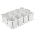 thumbnail image 4 of Botella de condimentos para el hogar, Caja de almacenamiento de condimentos 8 en 1, contenedor de especias resistente portátil a prueba de polvo para Blanco, 4 of 8